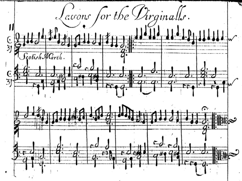 An early sighting of The Role from Playford's Musicks Hand-Maid (1663)