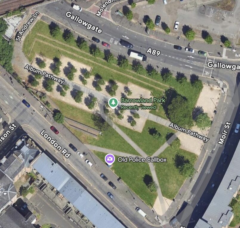 Barrowland Park, Calton